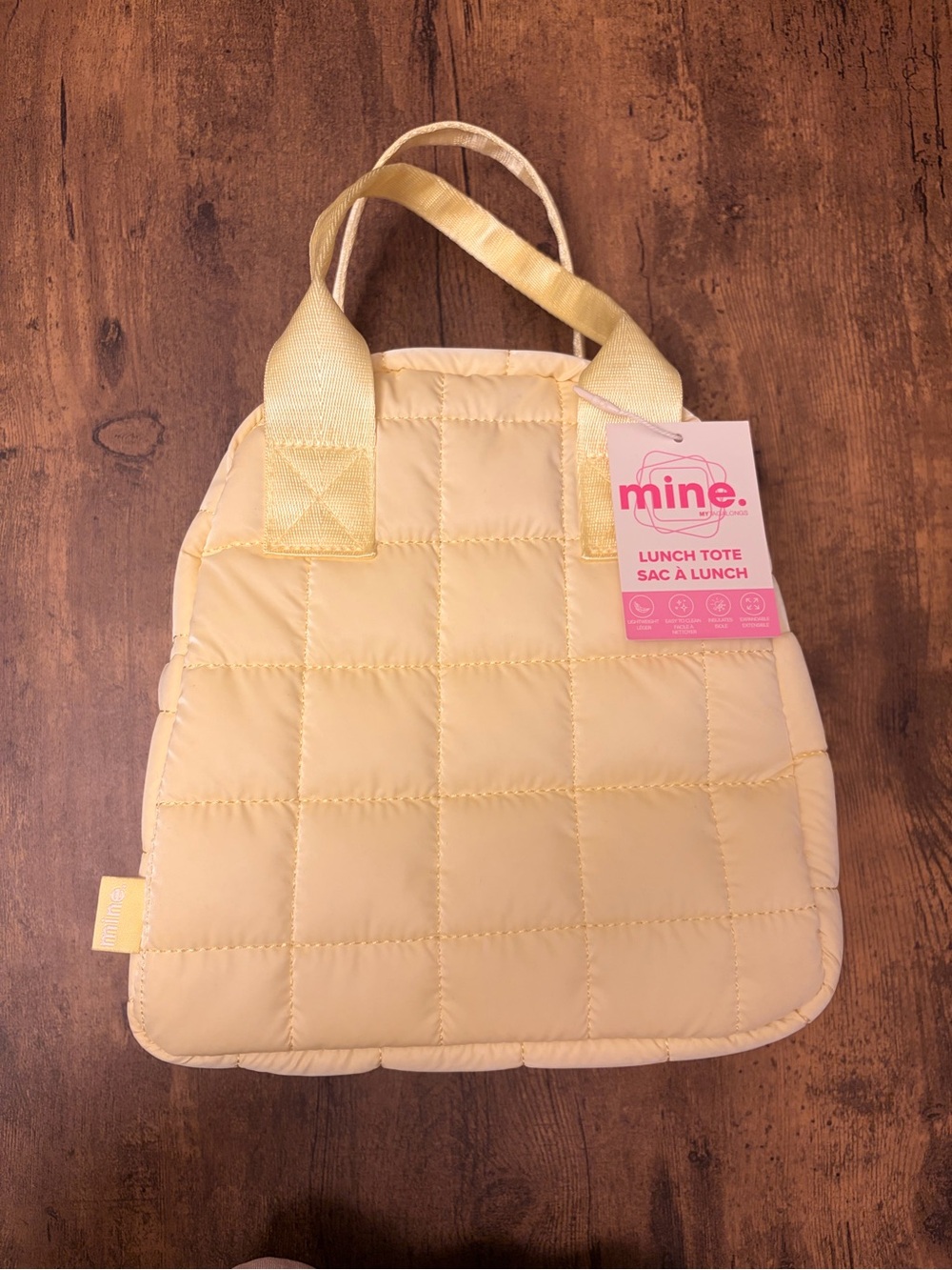 mine Quilted Lunch Tote